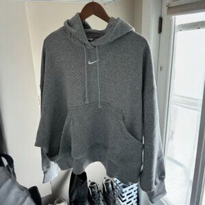 Nike Phoenix Oversized Pullover Hoodie, Grey L